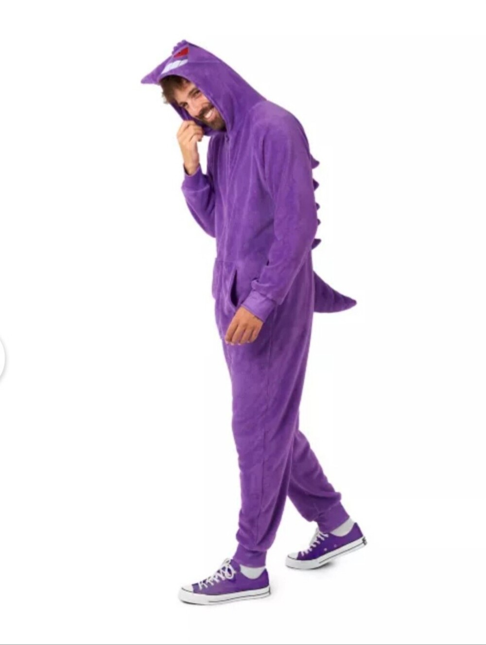 OppoSuits Purple Plush Hooded Costume Size 2X